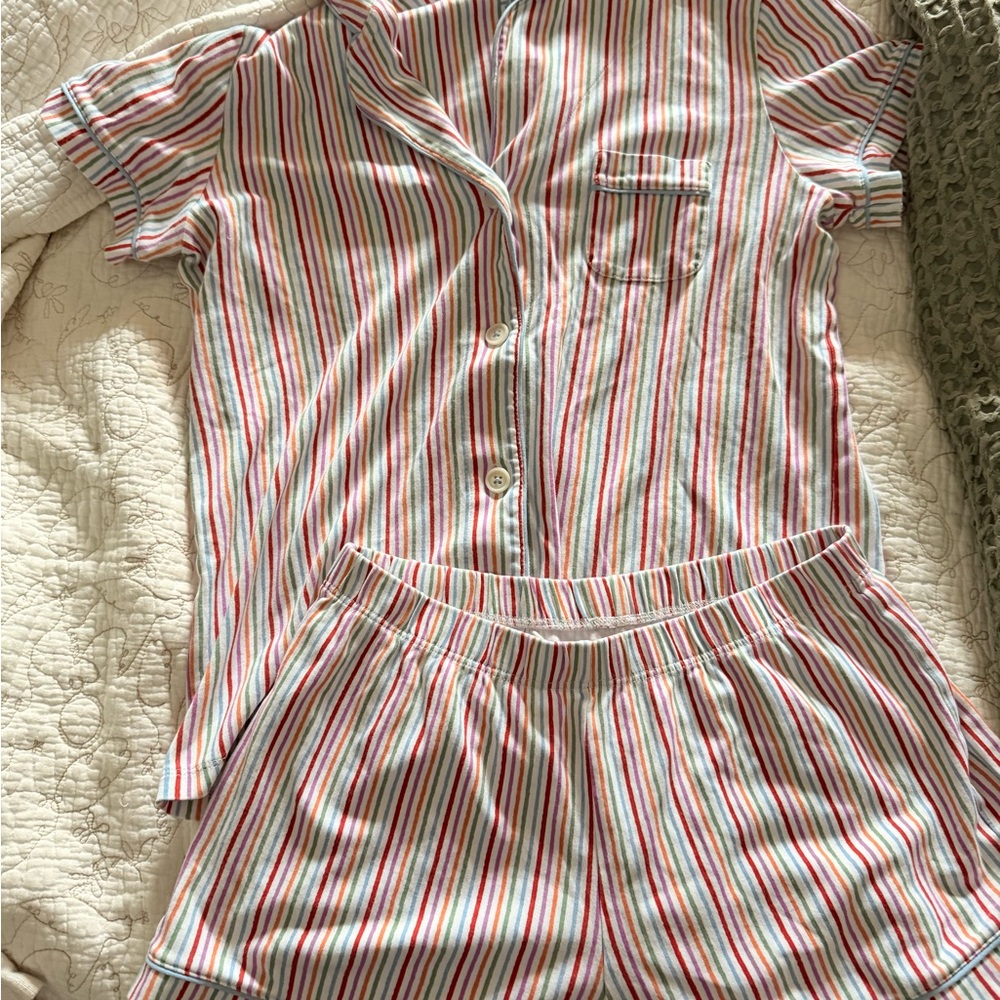 Roller Rabbit Colorful Striped Pajama Set